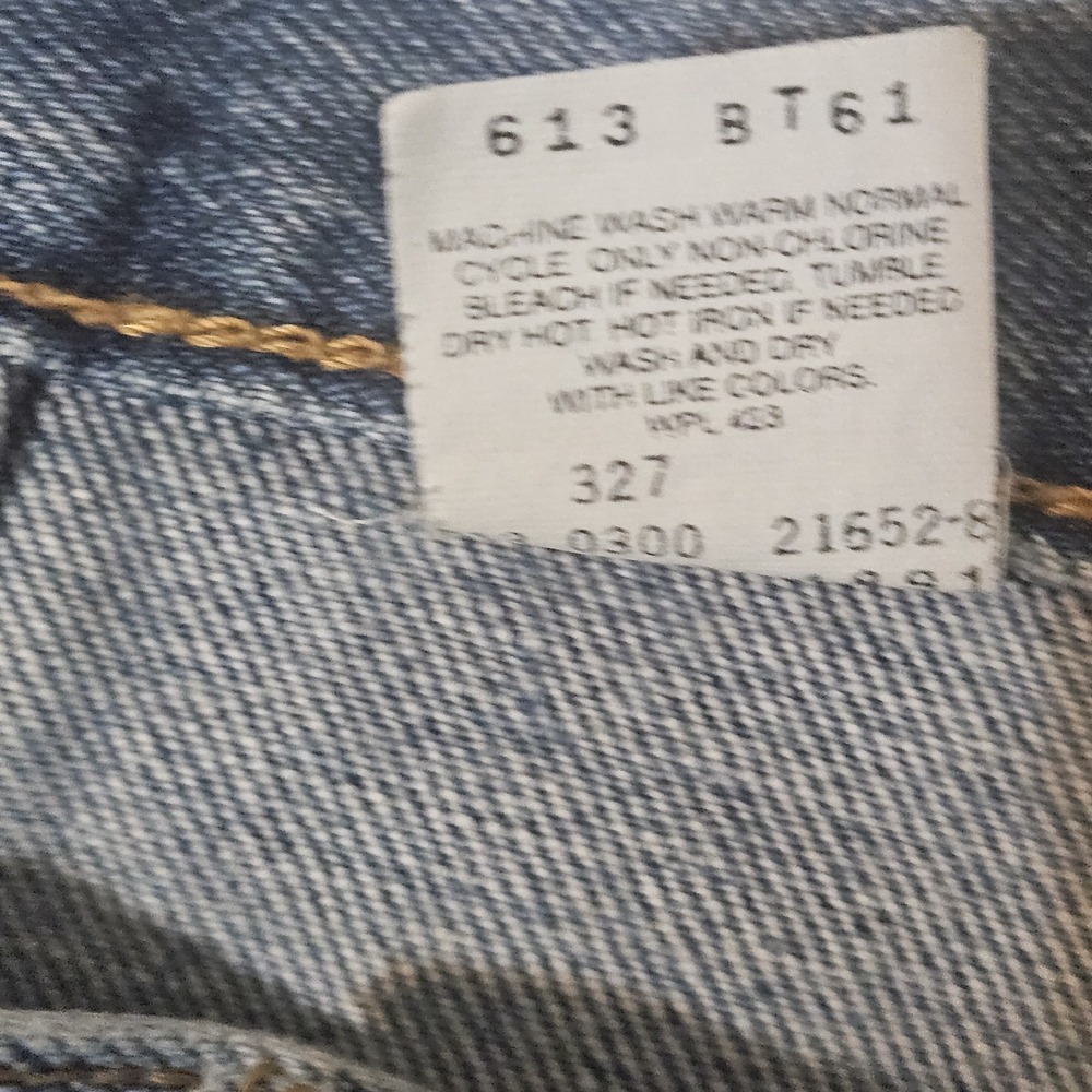 VTG Levis 505 Jeans Men's 34X30 Y2K Light Wash Denim MADE IN USA - Picture 5 of 13